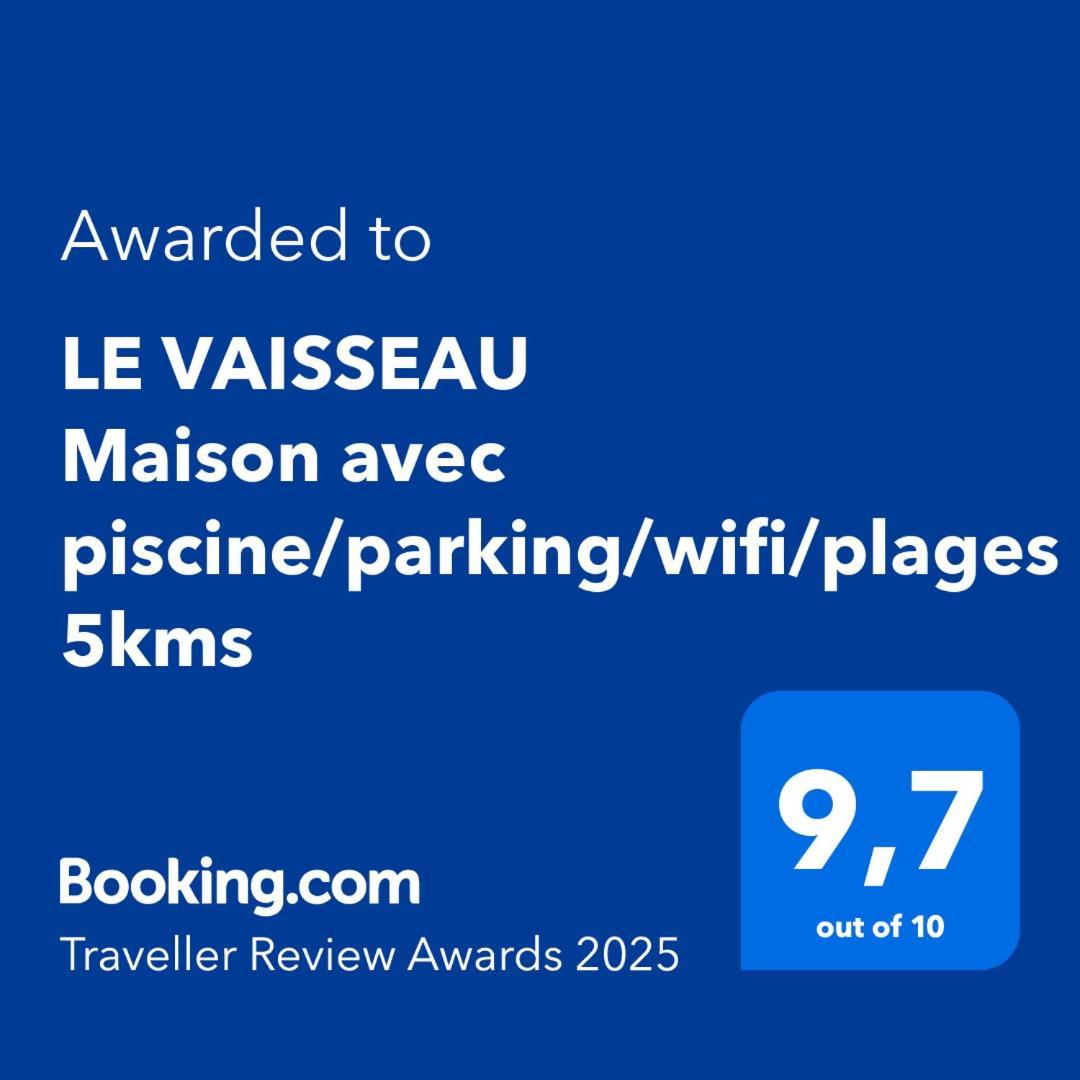 Le Vaisseau Maison Avec Piscine/Parking/Wifi/Plages 5Kms Les Mathes Zewnętrze zdjęcie